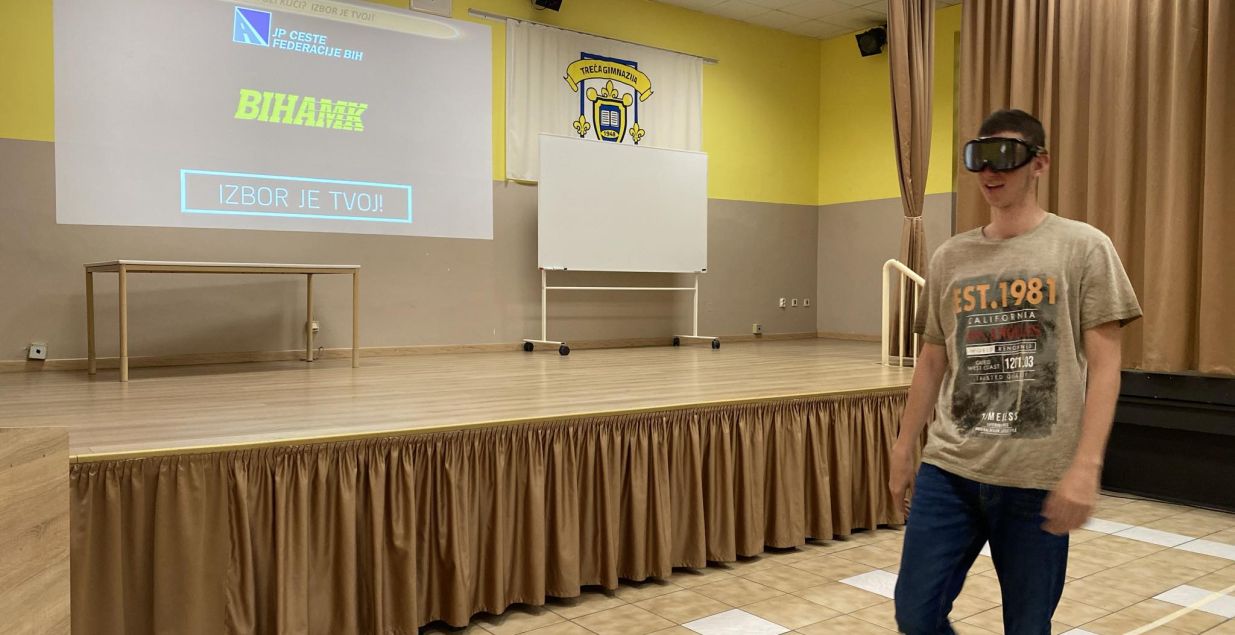 Edukacija učenika Treće gimnazije Sarajevo o sigurnosti u saobraćaju