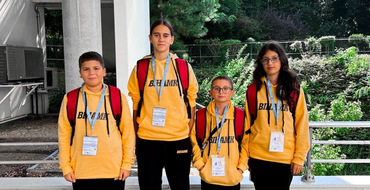 Emina (Gradačac), Sara (Konjic), Ajnur (Brčko) i Mahir (Srebrenik) u Parizu predstavljaju BiH - ETEC 2024