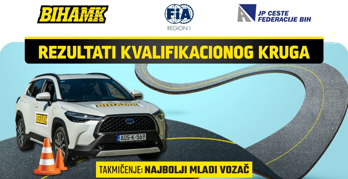 REZULTATI KVALIFIKACIJA TAKMIČENJA NAJBOLJI MLADI VOZAČ 2025