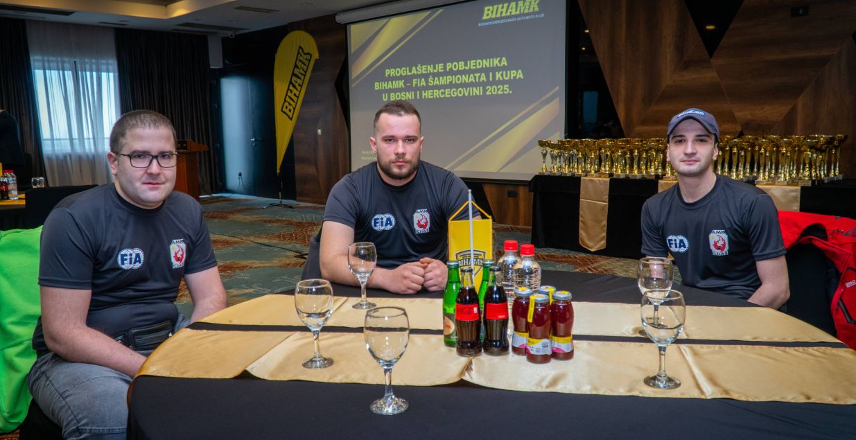 Održana dodjela pehara i posebnih priznanja u organizaciji BIHAMK-a za auto-sport u 2025. godini
