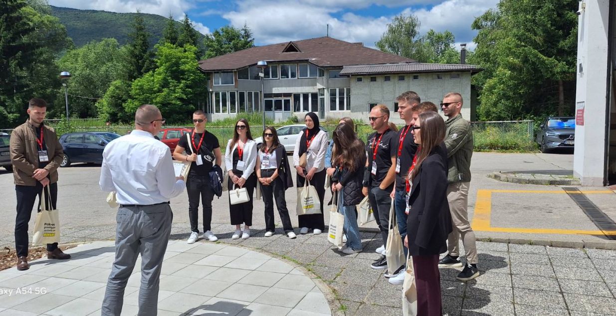 Edukativna posjeta studenata Internacionalnog univerziteta u Travniku Tehničkom centru BIHAMK-a