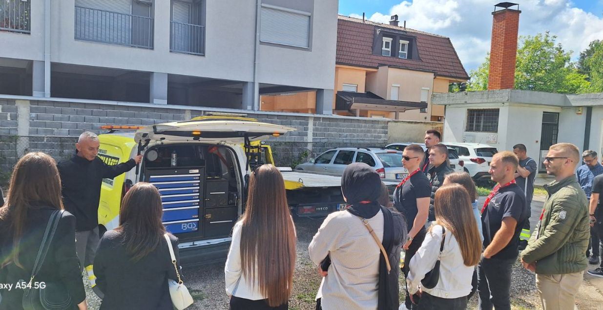Edukativna posjeta studenata Internacionalnog univerziteta u Travniku Tehničkom centru BIHAMK-a