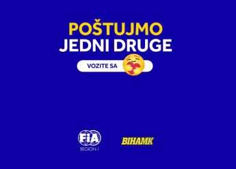 “Vozite obzirno” - BIHAMK podržao zajedničku kampanju cestovne sigurnosti FIA Regije I