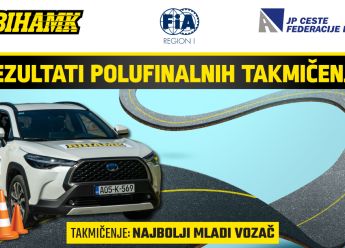 REZULTATI POLUFINALNOG DIJELA TAKMIČENJA NAJBOLJI MLADI VOZAČ 2025